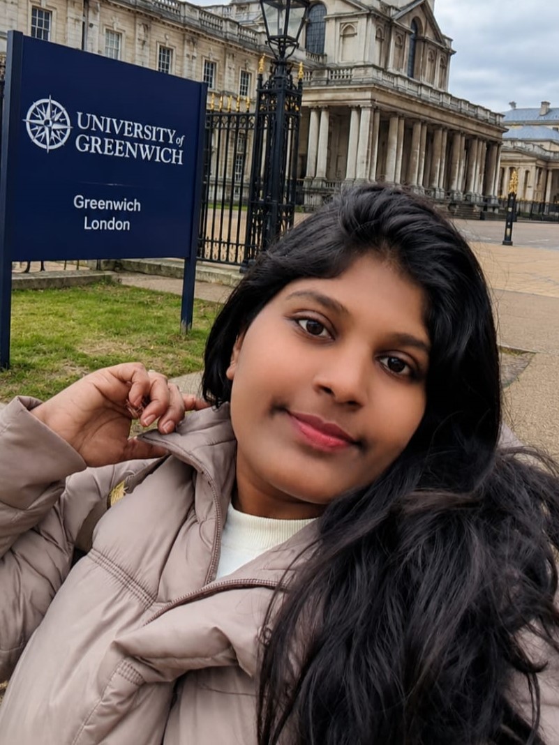 Monika Peddineni at University of Greenwich, London